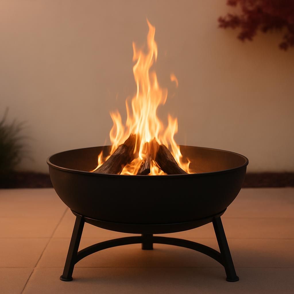 AI-generated illustration of Liberty Wood-Burning Fire Pit