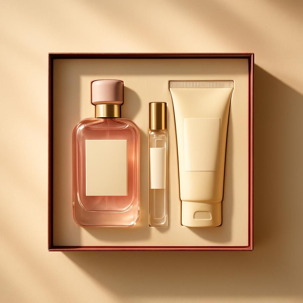 AI-generated illustration of Good Girl Blush 3-Piece Gift Set